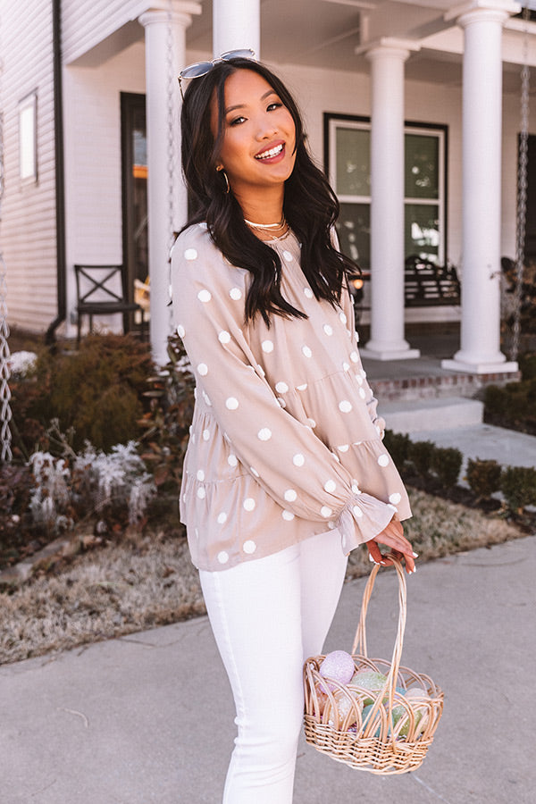 Gift Of Gorgeous Shift Top In Warm Taupe Image - 4