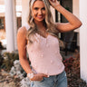 Poised And Posh Knit Top In Blush Image - 1