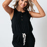 Desert Heat Romper In Black Image - 1