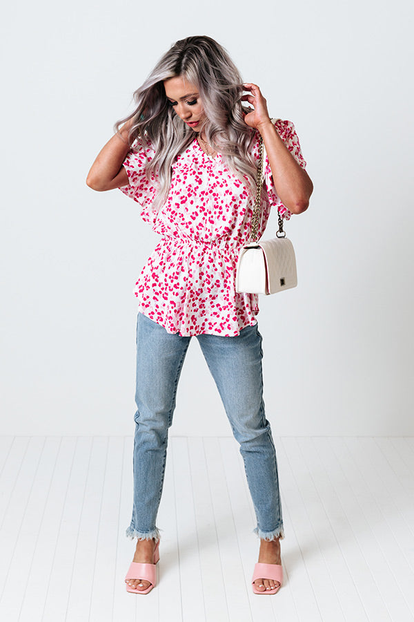 Dazzle Divine Polka Dot Top Image - 1