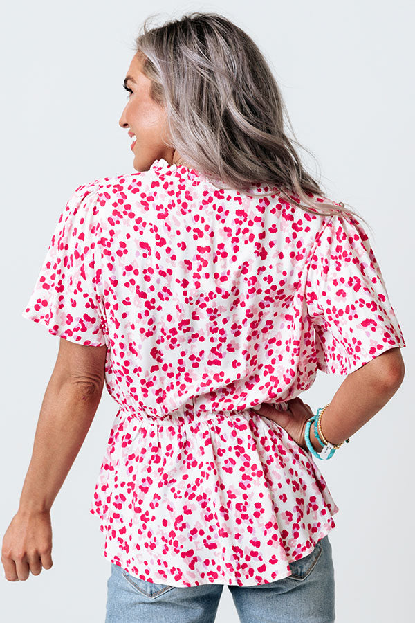 Dazzle Divine Polka Dot Top Image - 3