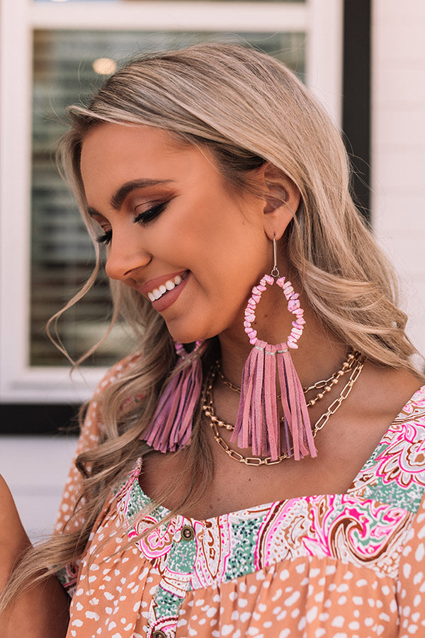 Riviera Kisses Tassel Earrings Image - 1