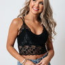 Fated Forever Lace Bralette In Black Image - 1