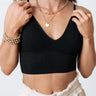 Cute Calling Long Line Bralette In Black Image - 1
