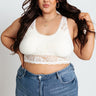 Love In Lace Bralette In Ivory Curves Image - 1
