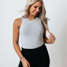 Skip Town Seamless Bodysuit In Grey Image - 1