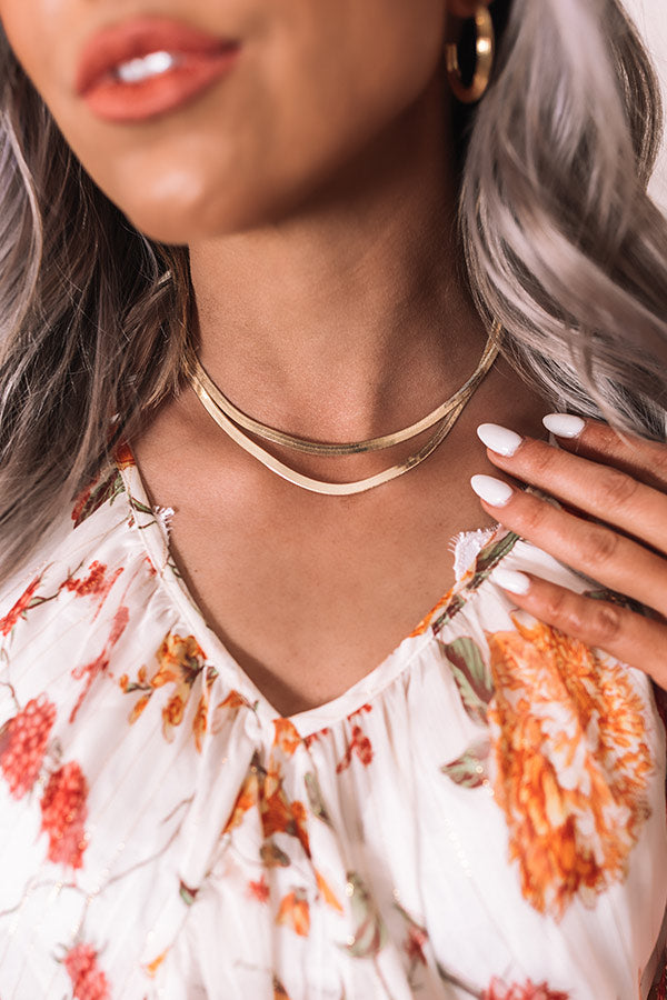 Gorgeous Afterglow Layered Necklace Image - 1