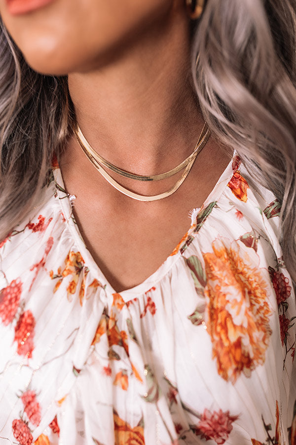 Gorgeous Afterglow Layered Necklace Image - 3