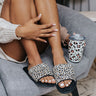 Lounge Around Cheetah Print Slipper Image - 1