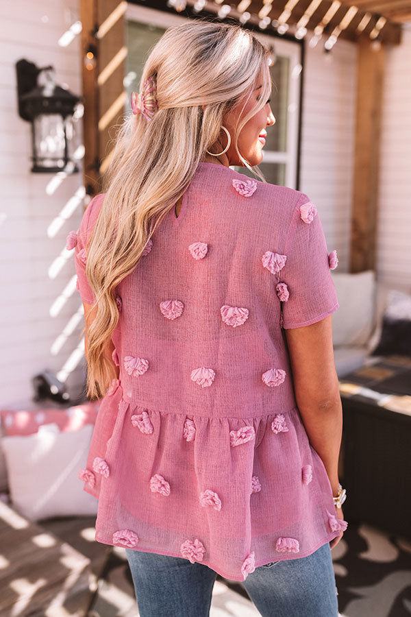 Love Bandit Shift Top In Blush Image - 5