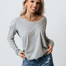 Meadowlark Shift Top In Grey Image - 1