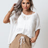 Heart And Soul Knit Top In White Image - 1