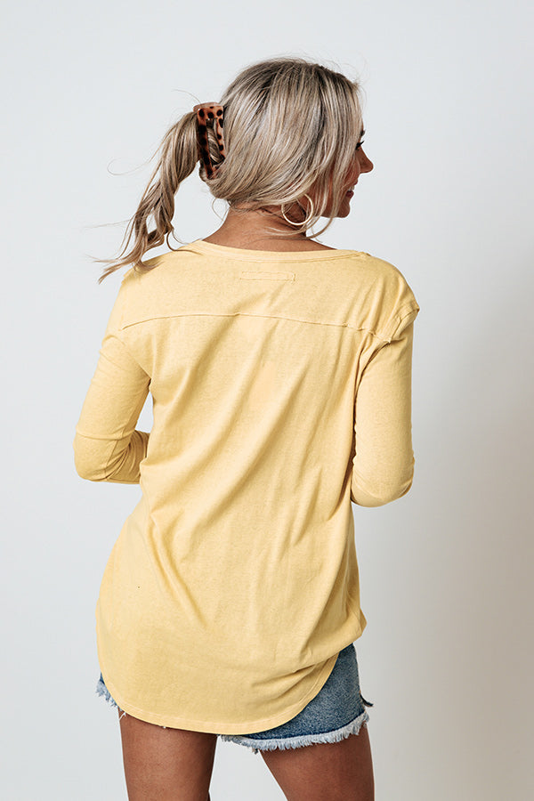 Meadowlark Shift Top In Primrose Yellow Image - 5