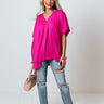 Sunday Stroll Shift Top In Hot Pink Image - 1