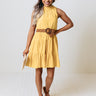 Tea And Tunes Shift Dress In Primrose Yellow Image - 1
