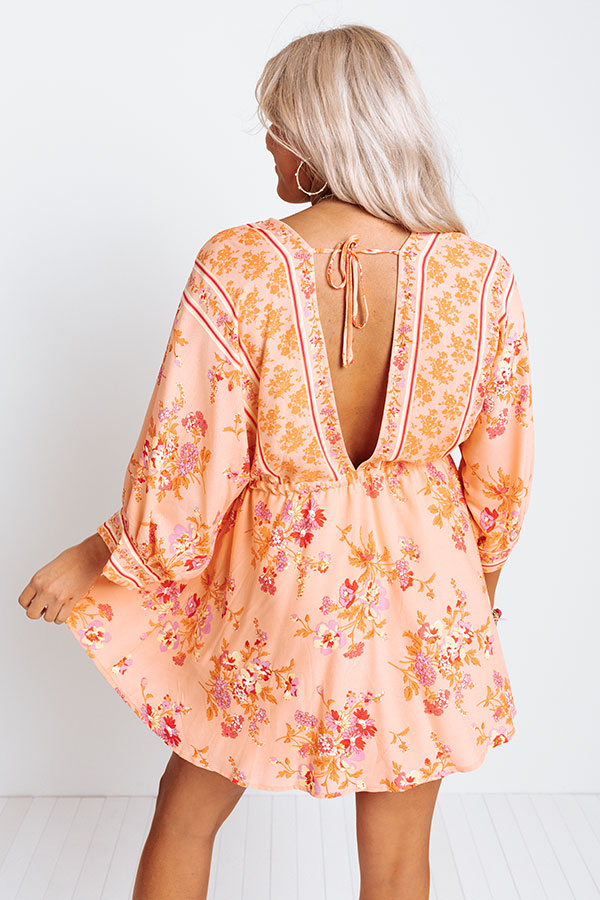 Tropical Terrace Floral Dress Image - 5