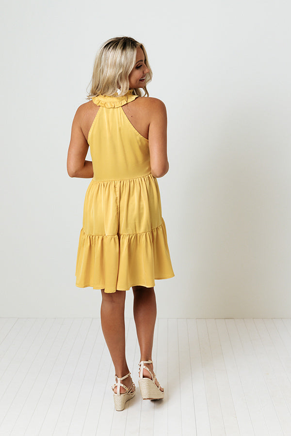 Friendly Advice Shift Dress In Golden Honey Image - 4