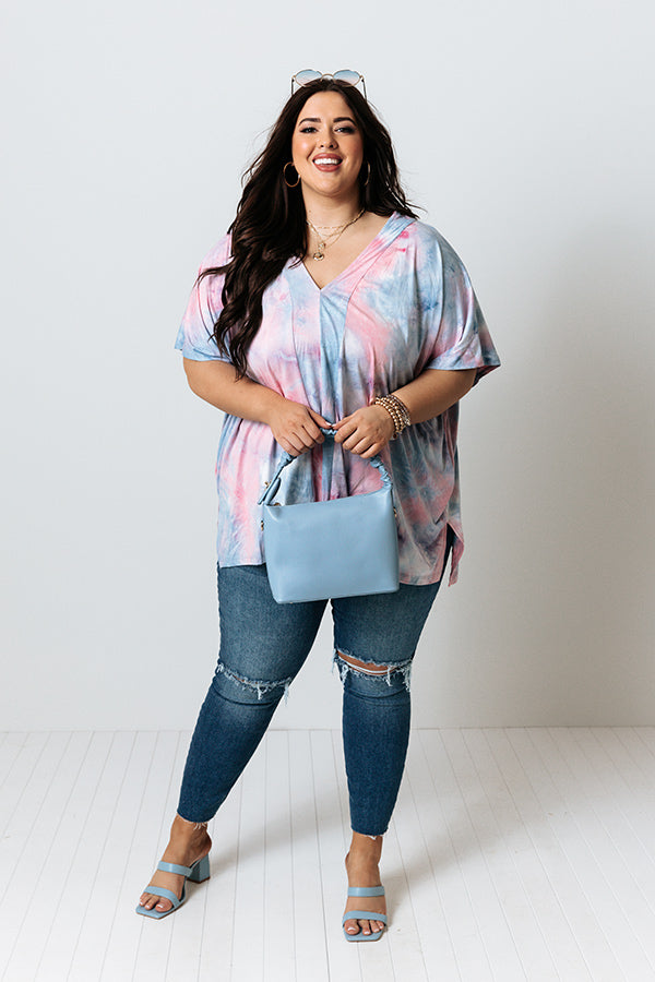 Pacific Wave Tie Dye Shift Top Curves Image - 2