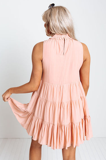 Tea And Tunes Shift Dress In Pink – Impressions Online Boutique
