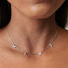 Mama Dainty Charm Necklace In Silver Image - 1