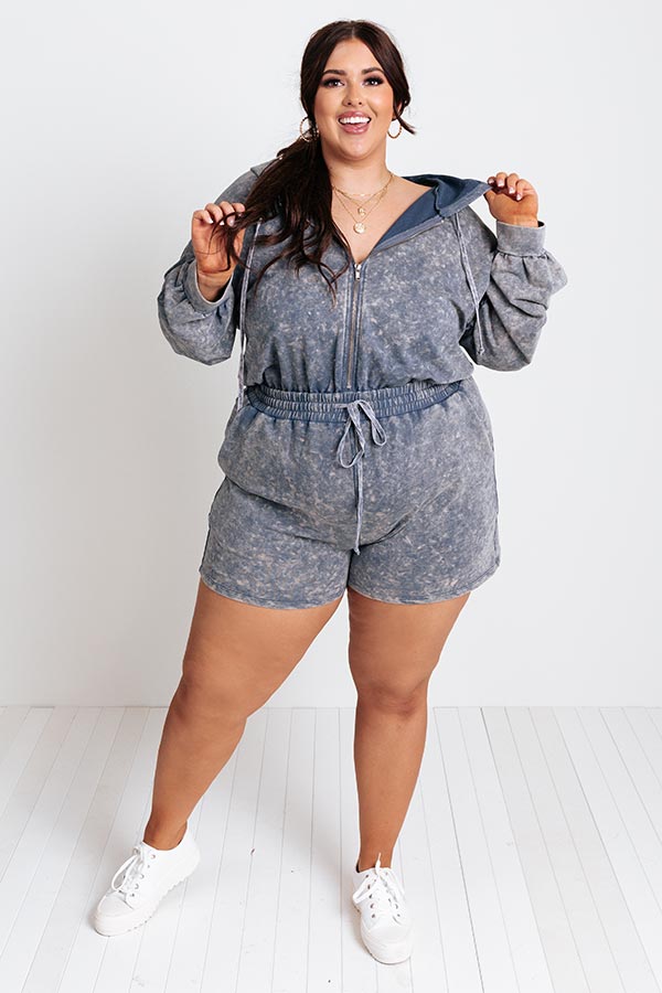 Plan For Sand Mineral Wash Romper Curves Image - 1