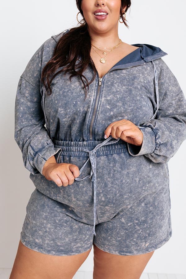 Plan For Sand Mineral Wash Romper Curves Image - 3