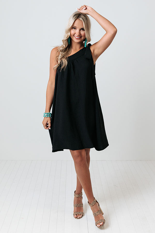 Stunning Ways Shift Dress in Black Image - 1