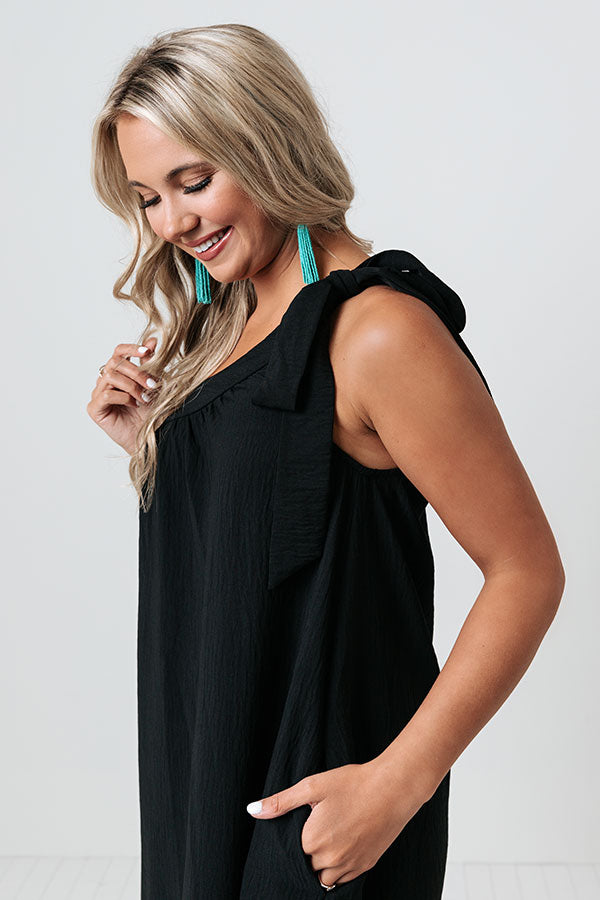 Stunning Ways Shift Dress in Black Image - 3