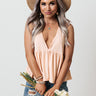 Expert Opinion Babydoll Tank In Peach Image - 1
