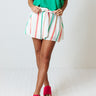 Sweet Attention Stripe Shorts Image - 1