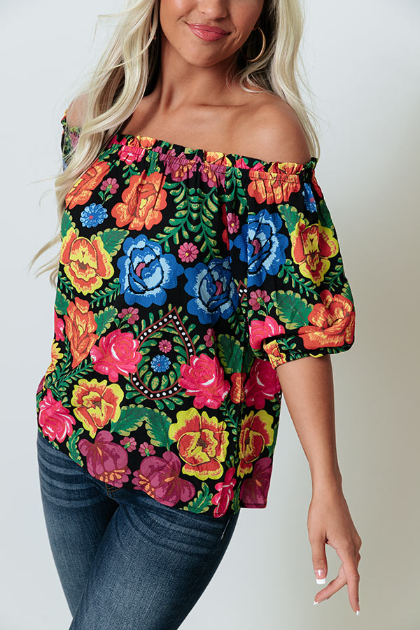 Turks And Caicos Crush Shift Top Image - 3