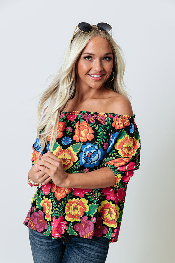 Turks And Caicos Crush Shift Top Image - 5