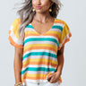 Summer Spirit Stripe Knit Top Image - 1