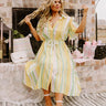 Vacay Honey Stripe Dress Curves Image - 1