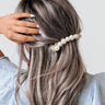 Lighten The Mood Banana Pearl Hair Clip In Ivory Image - 1