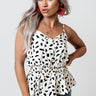 Sweet Spirit Peplum Top In Ivory Image - 1