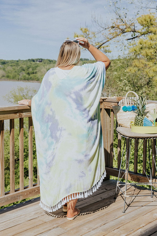 Resort Vibes Tie Dye Overlay Curves Image - 5