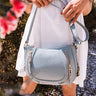 Adventure In The Air Faux Leather Crossbody In Airy Blue Image - 1