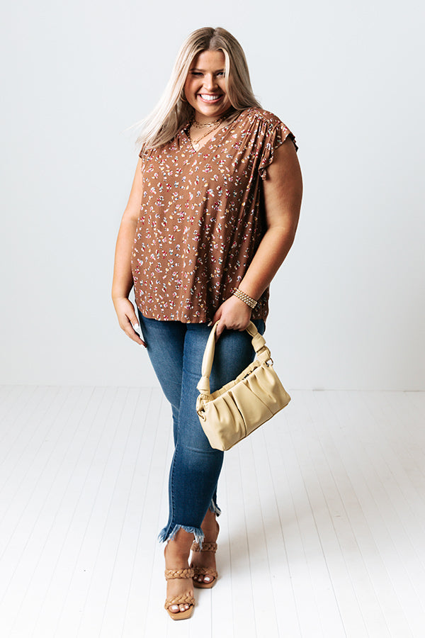 Sedona Style Floral Shift Top Curves Image - 3