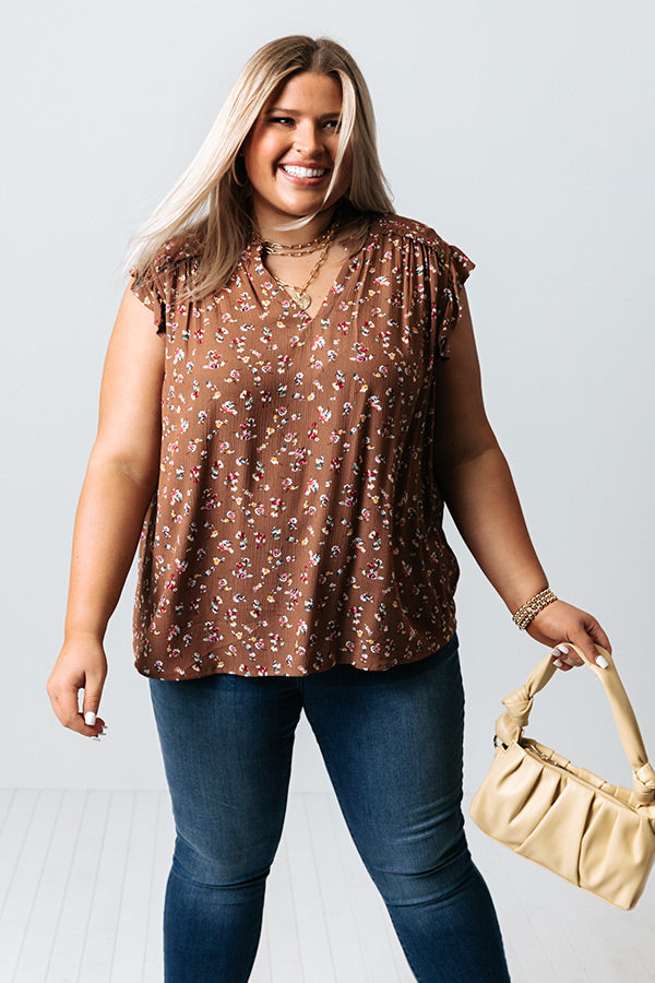 Sedona Style Floral Shift Top Curves Image - 2