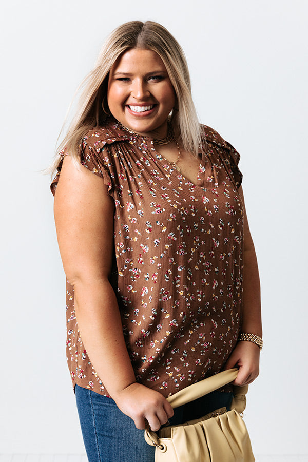 Sedona Style Floral Shift Top Curves Image - 1