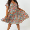 Poppies Please Babydoll Dress Curves Image - 1