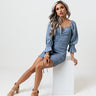 Rum Runner Smocked Dress In Airy Blue Image - 1