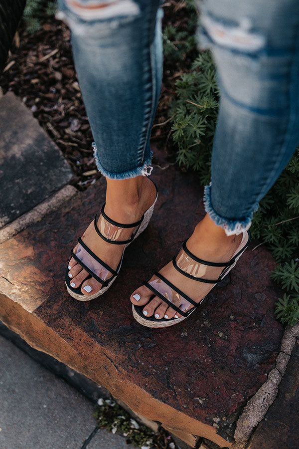 The Raela Wedge In Iced Latte