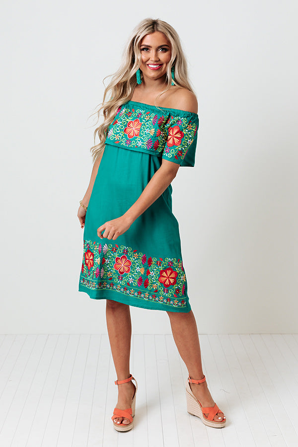 Simply Meant To Be Embroidered Dress Image - 1