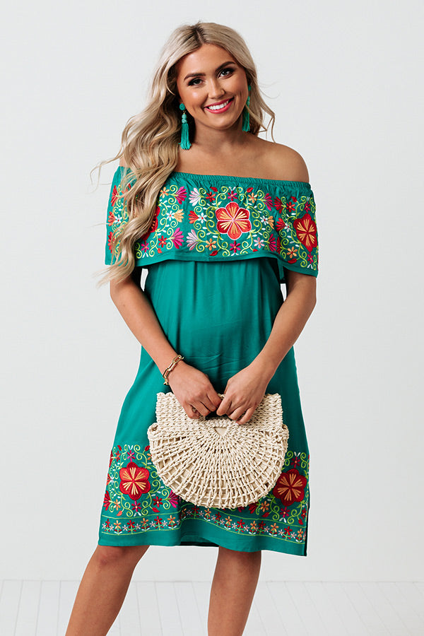 Simply Meant To Be Embroidered Dress Image - 2