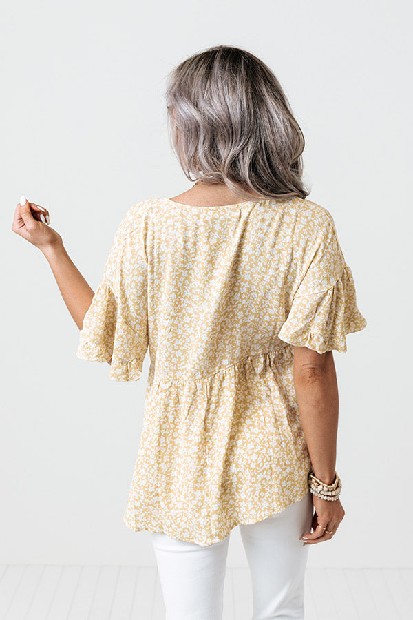 Malibu Pier Babydoll Top Image - 4