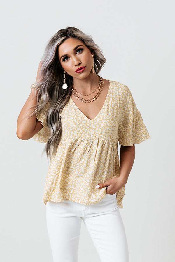 Malibu Pier Babydoll Top Image - 1