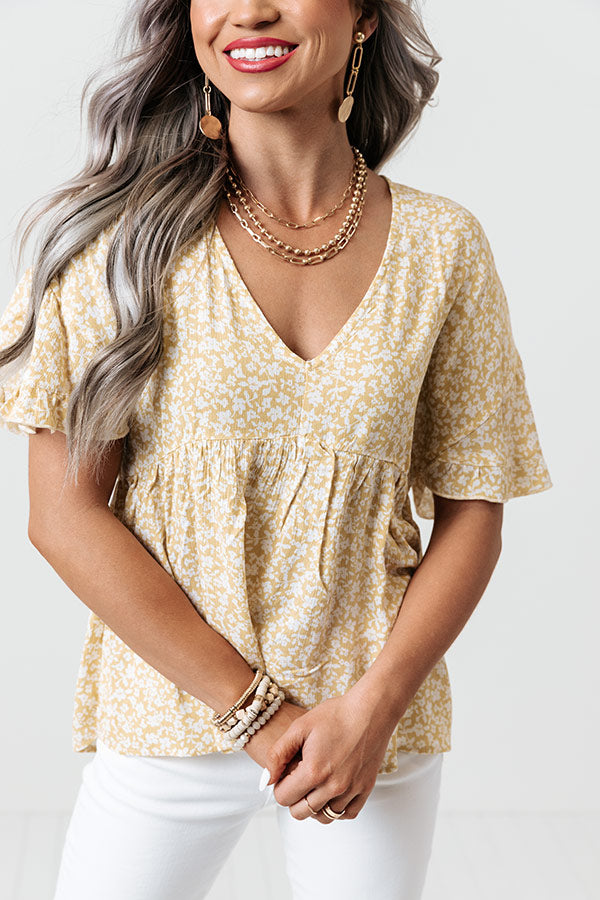 Malibu Pier Babydoll Top Image - 3