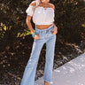 Risen The Zander High Waist Frayed Jeans Image - 1